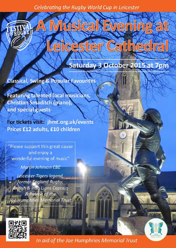 Christian Smaditch JHMT Leicester Cathedral concert